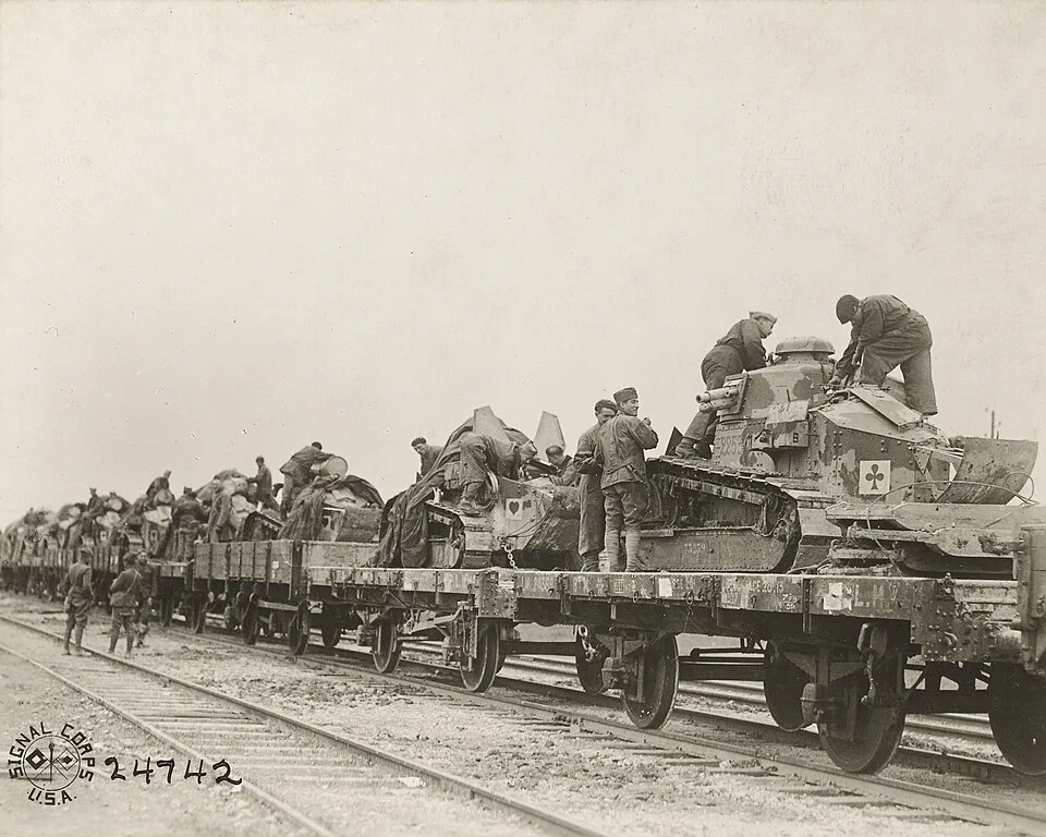 Des chars Renault FT en 1918