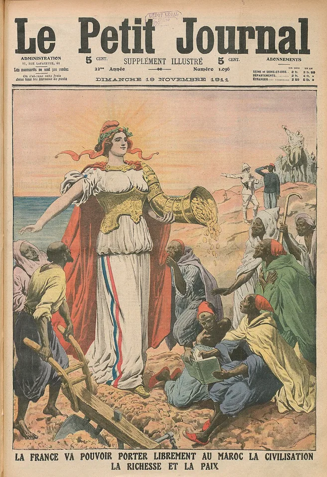 « La France va pouvoir porter librement au Maroc la civilisation, la richesse et la paix » — Le Petit Journal, 19 novembre 1911