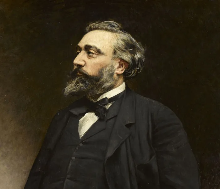 Léon Gambetta, portrait par Léon Bonnat.